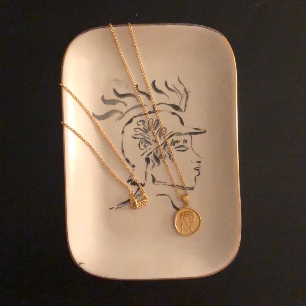 Greek Gold Necklace 24K